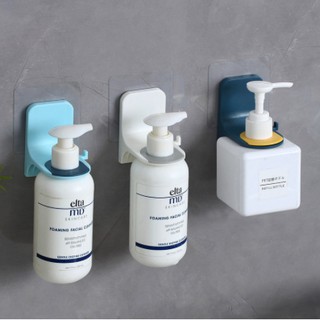 Giá móc treo chai nước rửa tay , dầu gội đầu sữa tắm dán tường siêu dính chịu lực 3kg