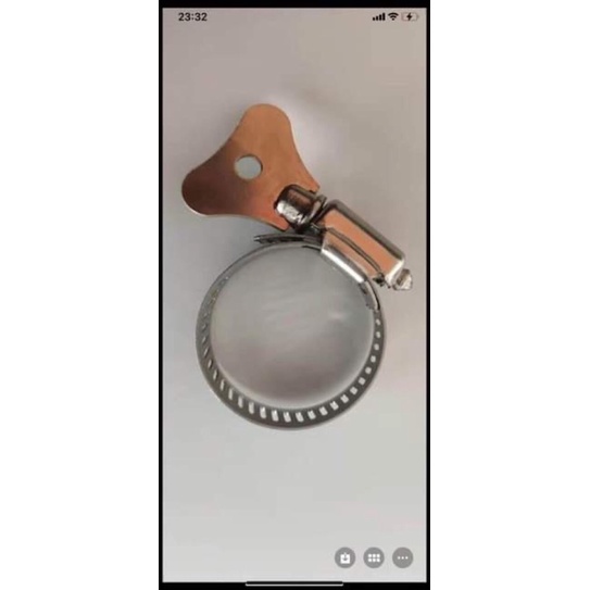 Cổ dê, đai xiết ống nước loại tay vặn bằng inox size 21, 27, 34, 9-16, 27-51, 21-44
