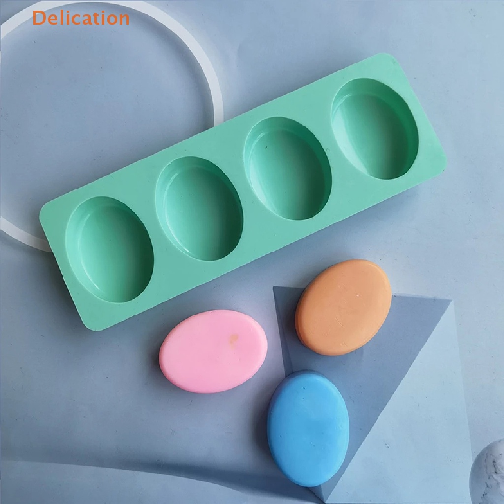 Khuôn Silicone Làm Xà Phòng 4 Ngăn Tiện Dụng