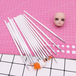 Set 15 cọ vẽ chuyên dụng cho búp bê