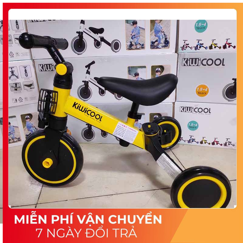 Xe Thăng bằng cho Bé 3in1 - KIWICOOL - Hàng Có Tem Có Bàn Đạp Cho Bé 1 Đến 5 Tuổi KIWICVVL 1B