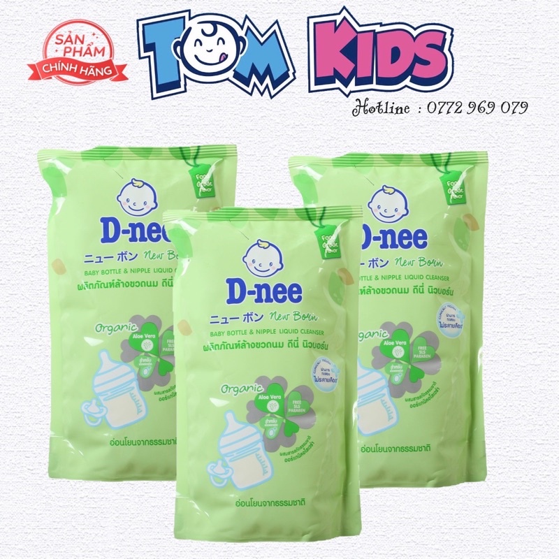 [HÀNG SALE ] Nước Rửa Bình Sữa Dnee Thái Lan 600ml
