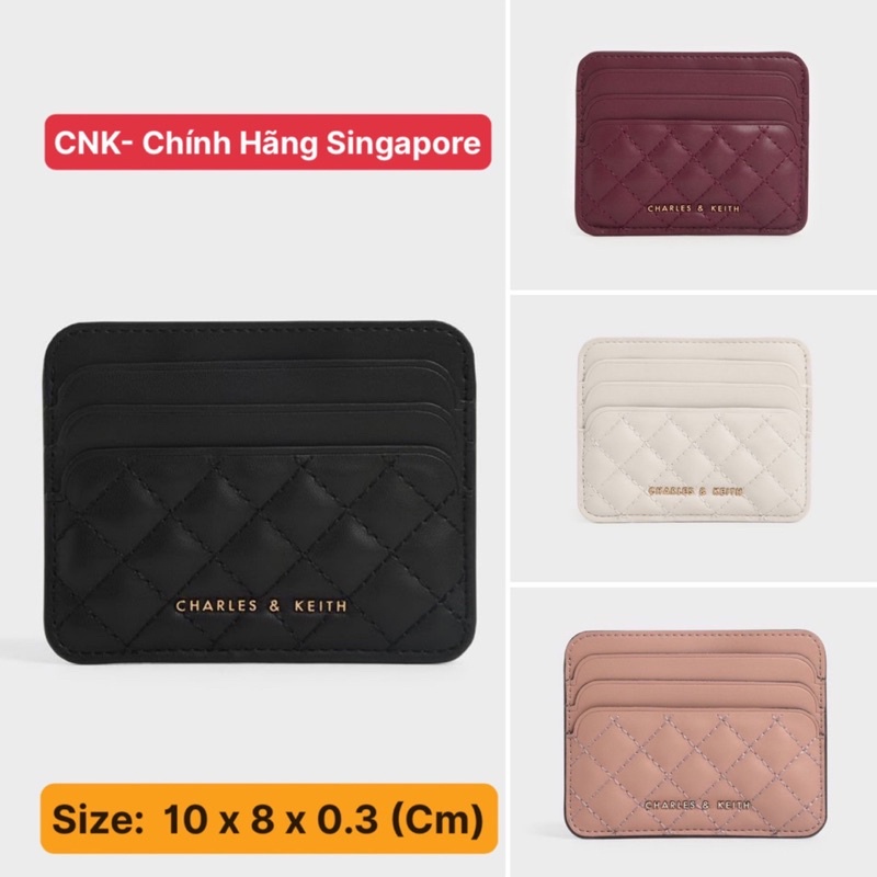 [Auth] Ví đựng thẻ mini ATM / Cardholder Charles(Keith) CK6-50680926