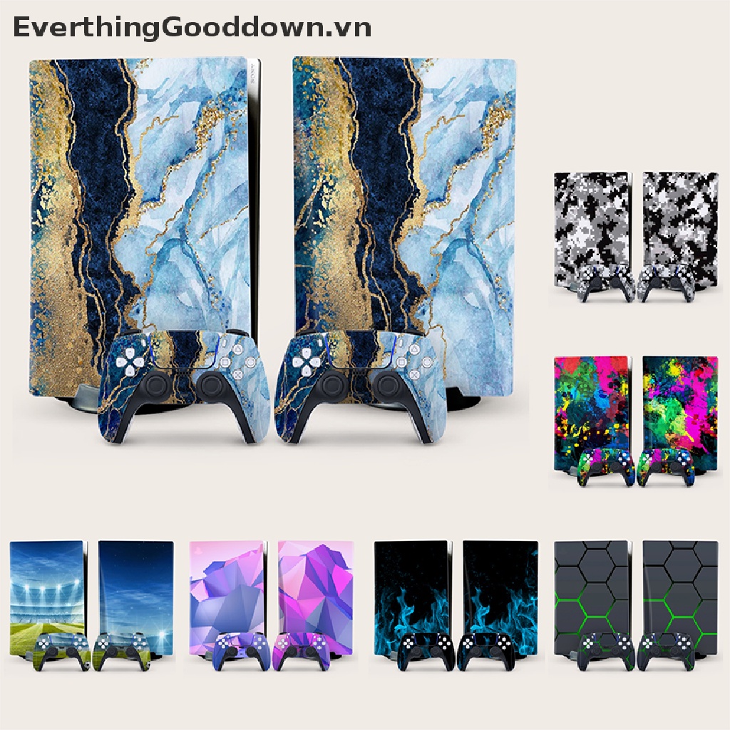Bộ 5 Miếng Dán Vinyl Hình Hành Tinh Cho Máy Chơi Game PS5