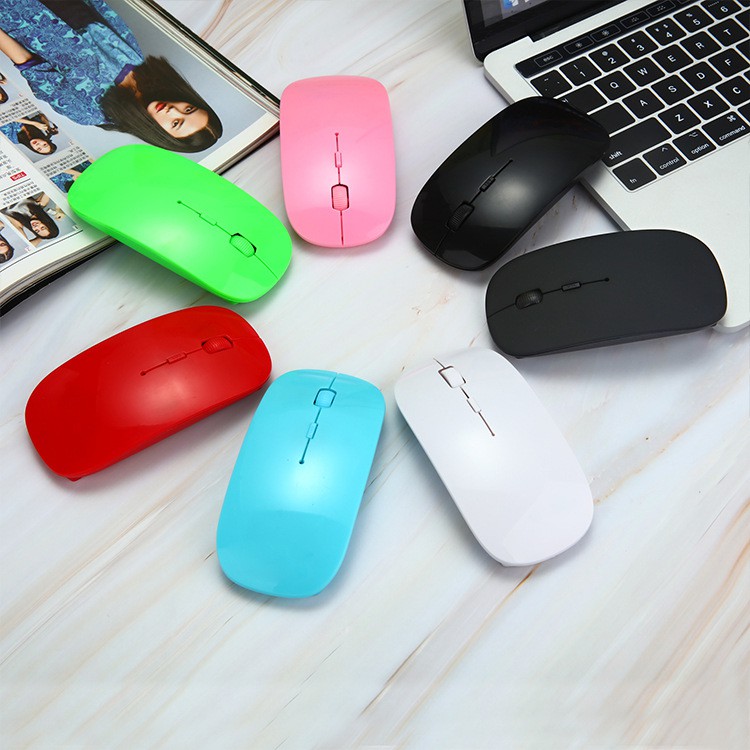 Chuột Máy Tính Không Dây Siêu Mỏng Wireless USB Laptop