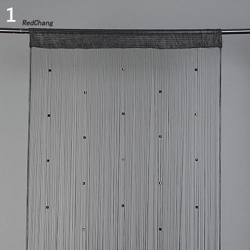 Rèm cửa dạng dây đính đá thời trang sang trọng