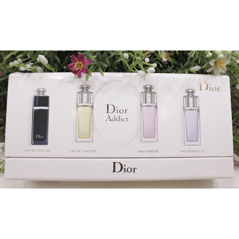 Dior Gift Set Mini Addict nước hoa Nữ set mini 5ml x 4 chai