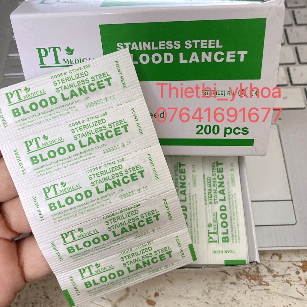 Kim Chích Lễ Mụn - kim lancet PT