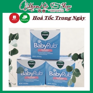 Dầu khuynh diệp ấm ngực vick baby rub của mỹ