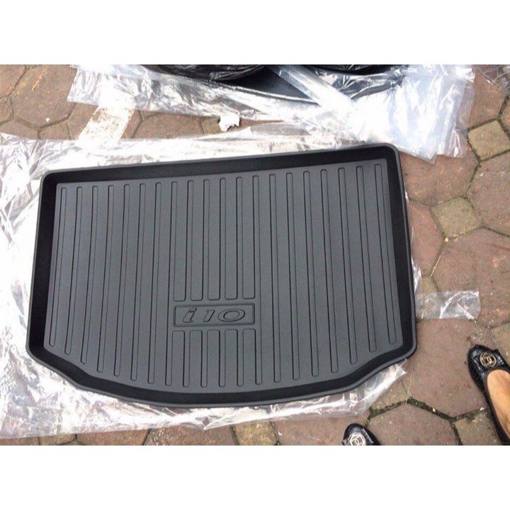 🔥 Freeship 🔥Lót cốp/ Khay cốp nhựa dẻo xe i10 cao cấp/ Phụ kiện làm đẹp, đồ chơi xe Huynđai i10 hatb