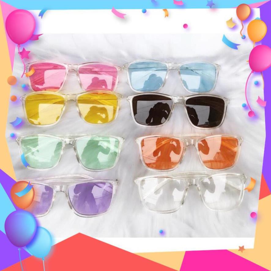 Mắt kính mát V tây ulzzang hot trend nhiều màu💖FREESHIP💖gọng kính nhựa nam nữ cao cấp AH130 | BigBuy360 - bigbuy360.vn
