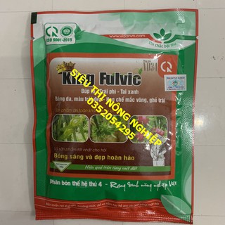 Phân Bón sinh học KIng FULVIC  - trái phì - tai xanh - bóng da -  dùng cho mọi cây trồng