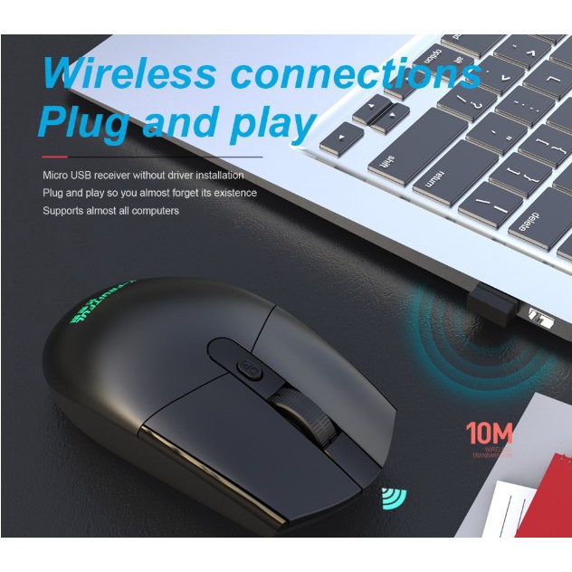 Chuột chơi game không dây G36 chuột văn phòng kinh doanh chuột không dây 2.4G phát sáng