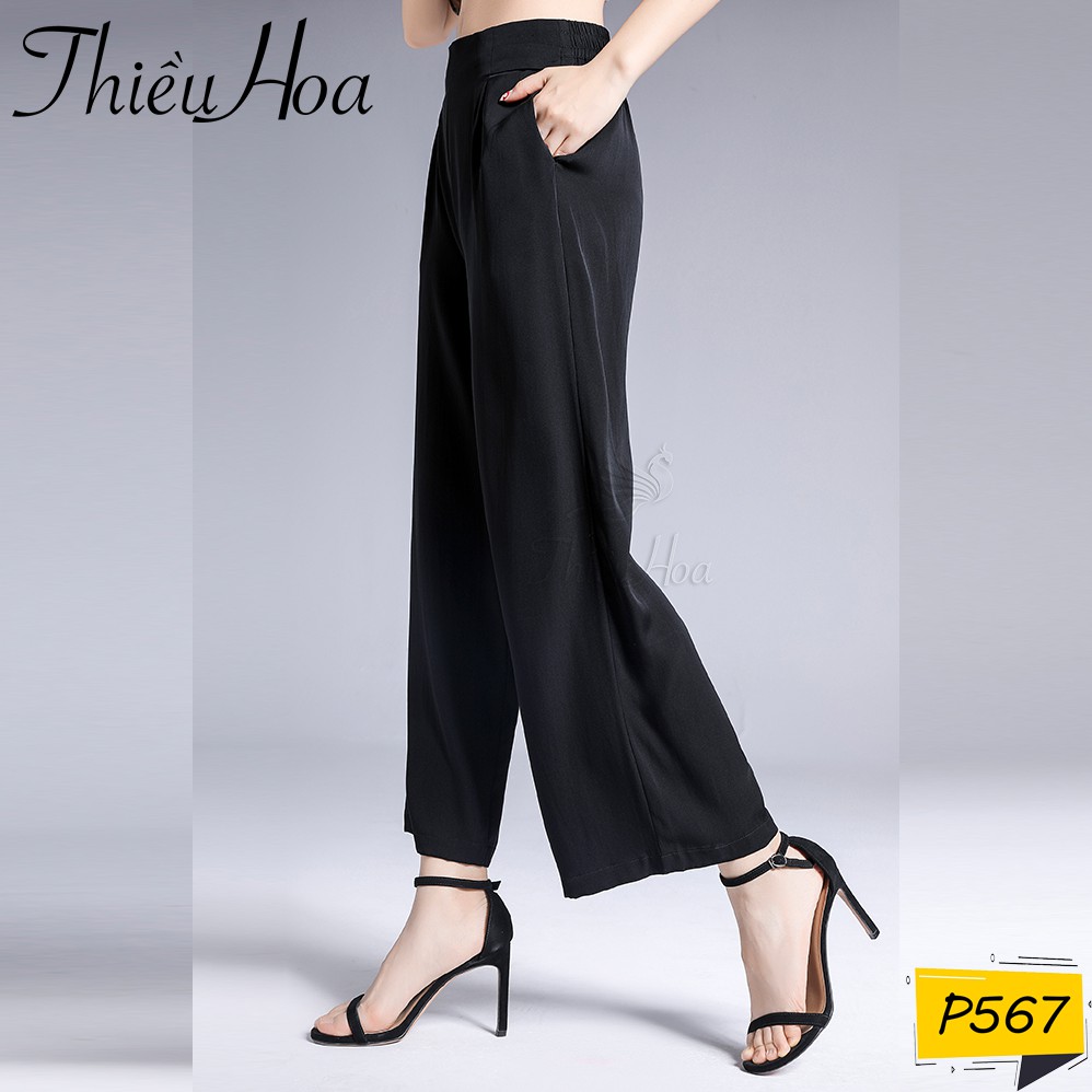 Quần Culottes Vải Chéo Ý Tôn Dáng Thiều Hoa P567