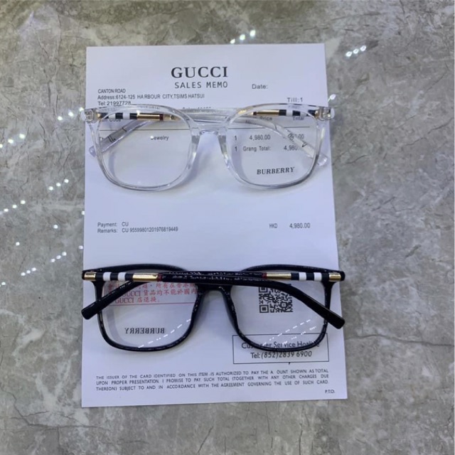 Kính giả cận BBR gọng đúc sọc màu cực sang