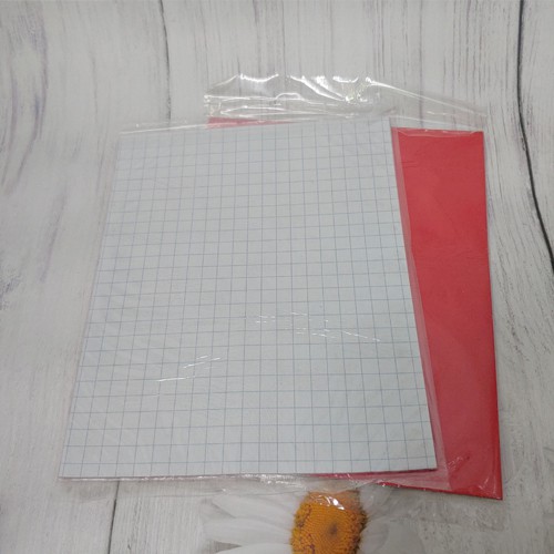 Giấy thủ công, thủ công Decal - 7 Màu - Có Keo Dán Sẵn - Giấy Màu Thủ Công Học Sinh