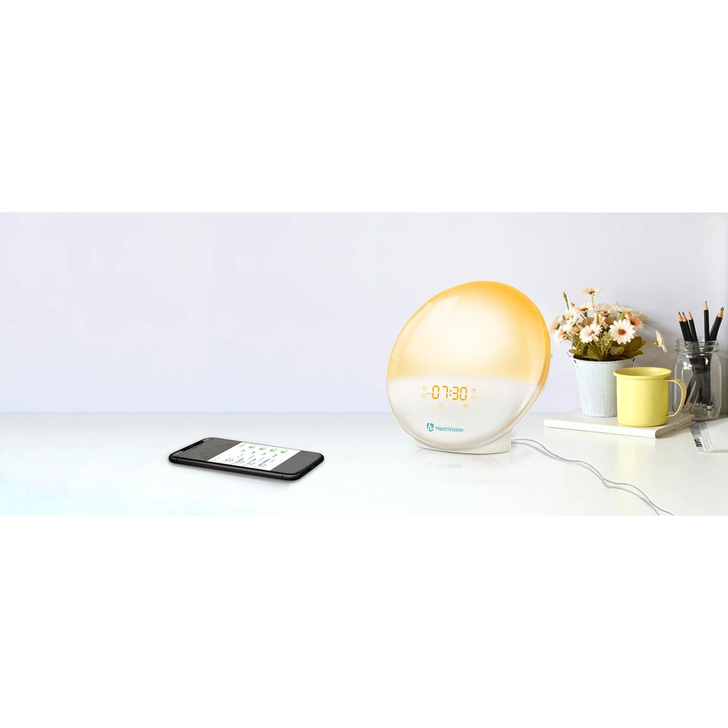 ĐÈN LED ĐẦU GIƯỜNG / ĐÈN NGỦ THÔNG MINH 7 MÀU/ BẢN QUỐC TẾ, HỖ TRỢ HOME KIT , ALEXA, GOOGLE HOME/ ĐÀI FM A80S HEIMVISION