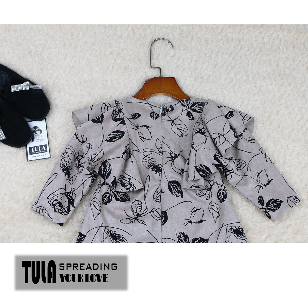 Váy Đầm Bé Gái Thiết Kế Cực Yêu Vải Da Lộn Mềm Mại Nhập Hàn