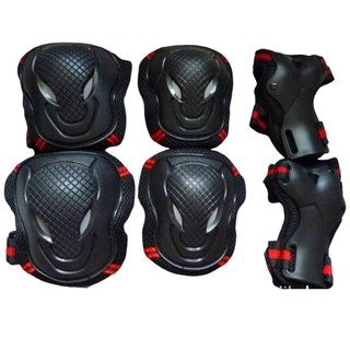 Bộ bảo vệ gối trẻ em đi xe đạp trượt patin đi xe đạp bộ đầu gối khuỷu tay cổ tay