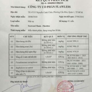 Mặt nạ tảo thiên nhiên