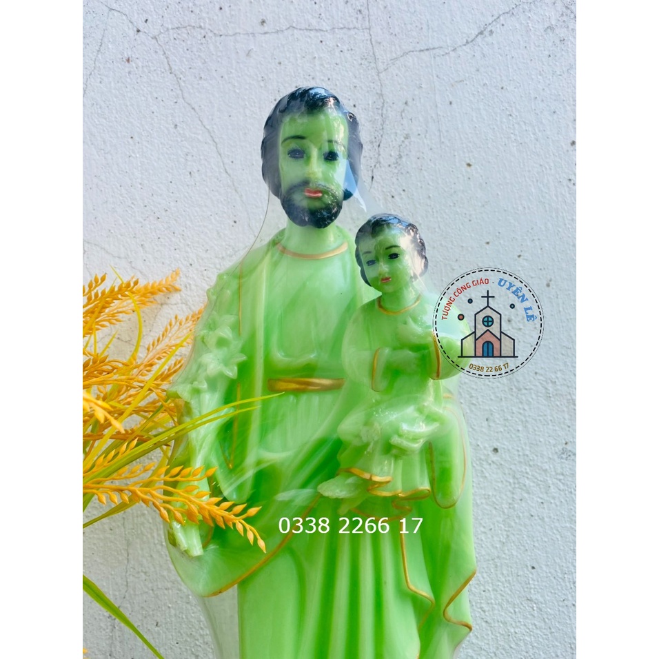 Tượng công giáo Tượng Thánh Giuse dạ quang 50cm