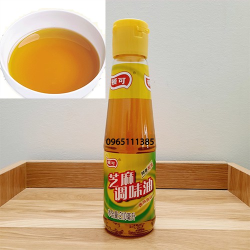 Dầu Mè Thơm Trung Quốc 210ml - Chai nhỏ tiện dụng