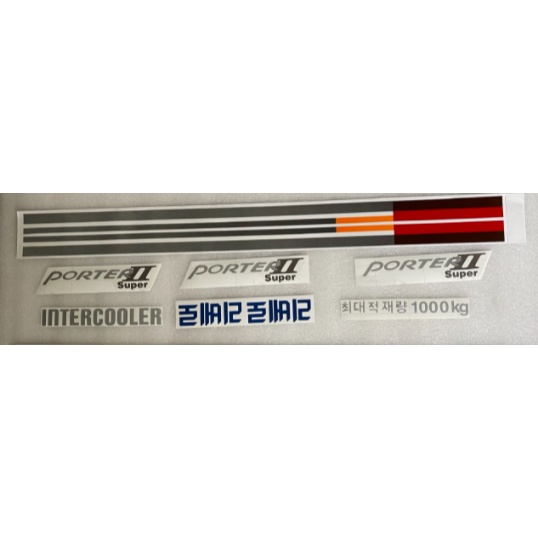 Full Bộ Tem Dán Huyndai Porter II - H100 - H150