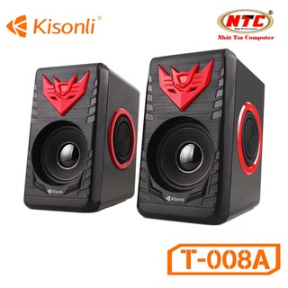 Loa máy tính 2.0 Kisonli T-008A... (Màu ngẫu nhiên)
