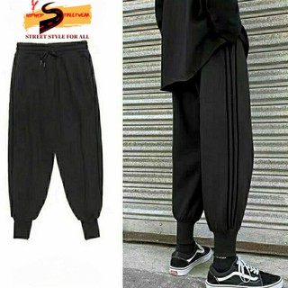 Quần Jogger Nỉ Lót Lông Nam Nữ 3 line Phong Cách HIPHOP STREETWEAR Quần Thể Thao Bo gấu Lót Lông Giữ Ấm Siêu tốt