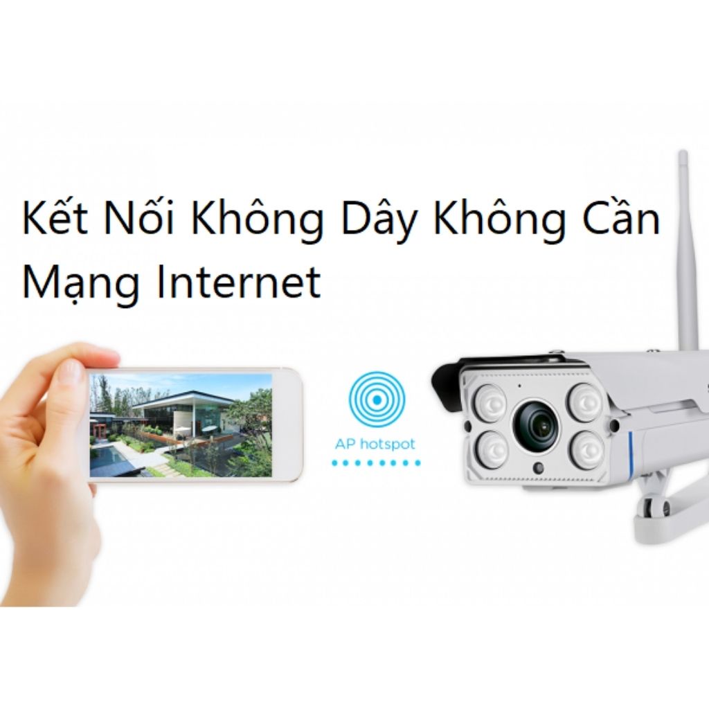 Camera wifi ngoài trời không dây Srihome Sh027 - Camera ip đàm thoại 2 chiều , cảnh báo chuyển động, chống nước Ip67