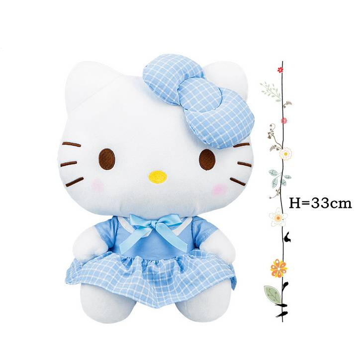 SANRIO Thú Nhồi Bông Hình Mèo Hello Kitty 33cm Dễ Thương