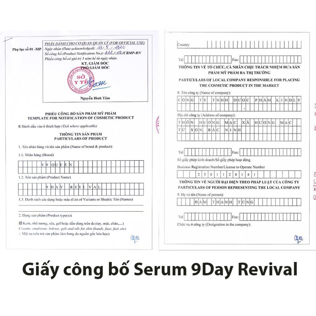 Serum Xóa Nám, Tàn Nhang, Dưỡng Trắng Da - Mỹ Phẩm Bà Bầu V9Queen | BigBuy360 - bigbuy360.vn