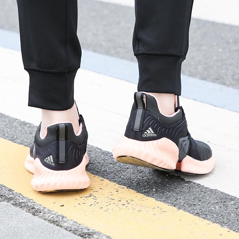 Giày Adidas Chạy Bộ Nữ 🔥FREESHIP🔥 Adidas Alphabounce Instinct Black Pink Chính Hãng -Tập Gym [F33937]