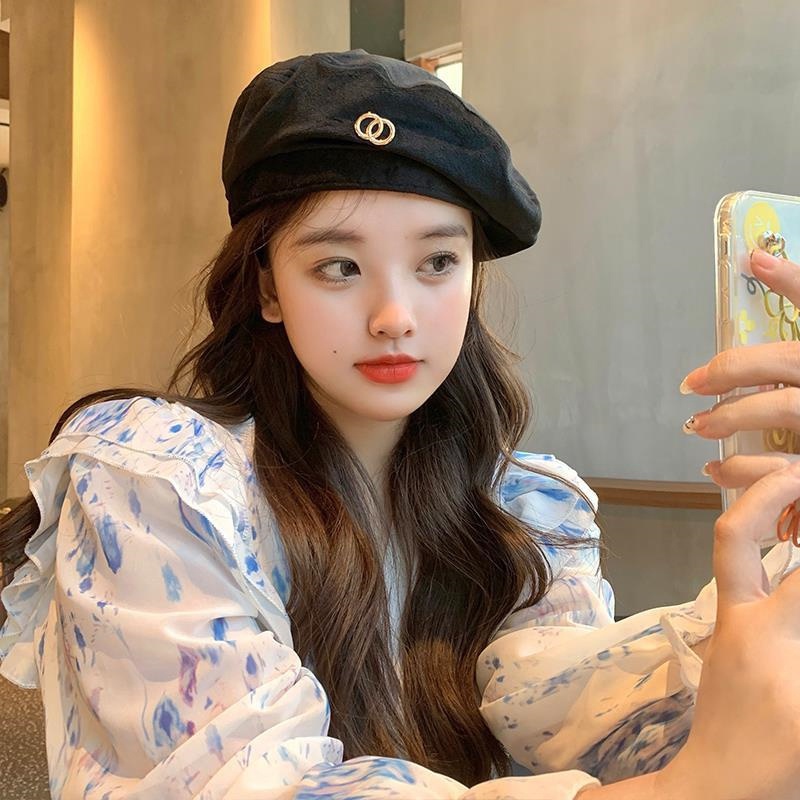 Mũ beret phong cách retro thời trang cho nữ