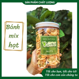Bánh đồng tiền mix hạt dinh dưỡng hũ 350gr