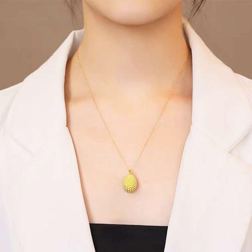 Vòng cổ Mặt Hình Trái Sầu Riêng Thời Trang Cho Nữ