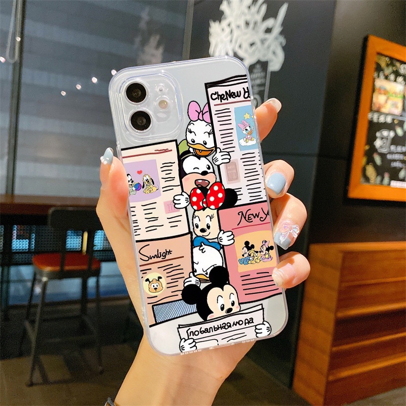 Disney Ốp Điện Thoại TPU Dẻo In mickey minnie IPhone 14 12 PRO 12Promax mini 11 PRO 11PROMAX 13 PRO 13PROMAX Xs Max XR 7 8 Plus
