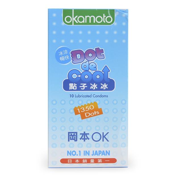 Bao Cao Su Okamoto Dot De Cool. Gai Lạnh Kéo Dài Thời Gian Hộp 10 Cái  XMARVEL