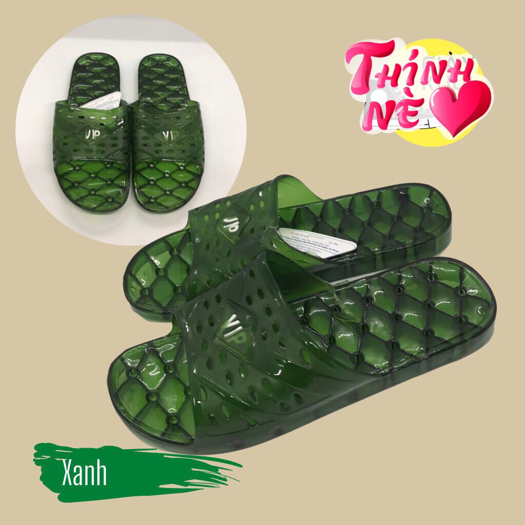 Dép Lỗ Nhựa Vip Đi trong Nhà/Nhà Tắm💚XẢ KHO BÁN LỖ💚Hàng Việt Nam, Dành cho cả Nữ và Nam Size từ 35 -> 44, Nhựa Mềm,Đi êm