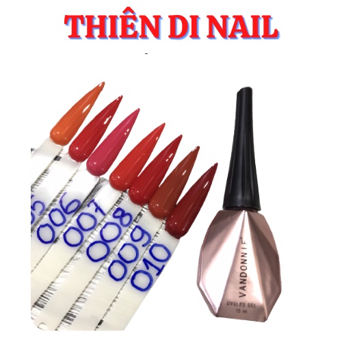 Sơn Gel VANDONNIE bảng màu 04-10 Thiên Di Nail