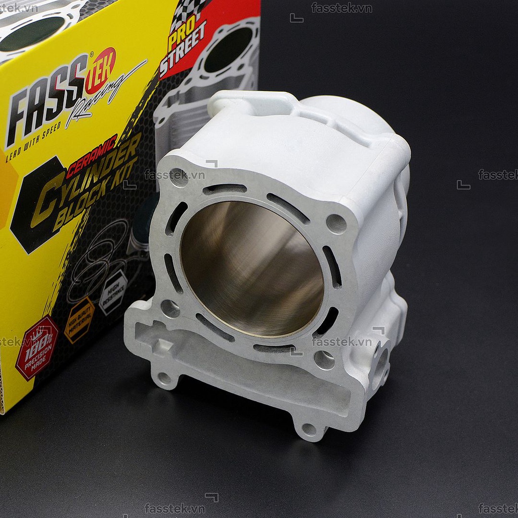 Bộ nòng kính trái nén Fasstek Racing 68mm, chân 36 V2 cho Exciter