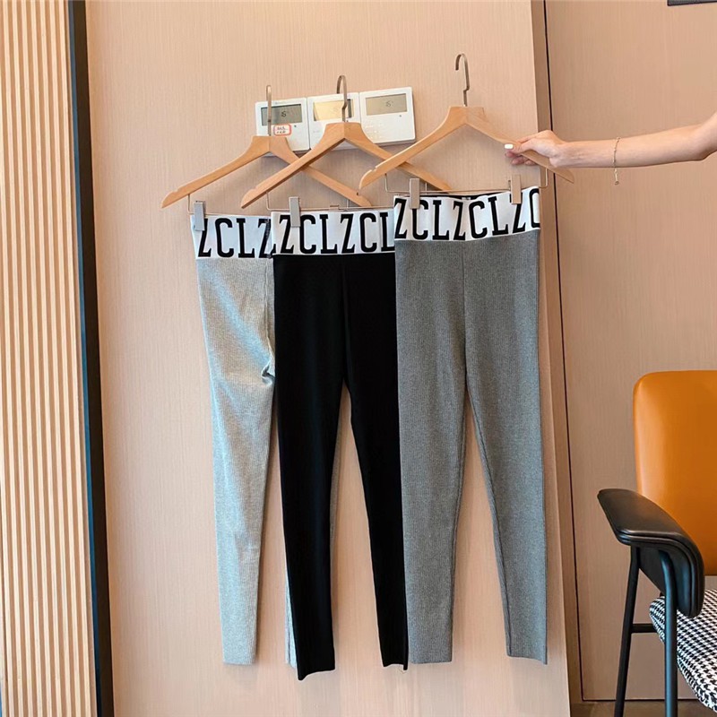 Quần legging nữ gân tăm LZC cạp cao Nâng Mông- Co Giãn Hack dáng Q03