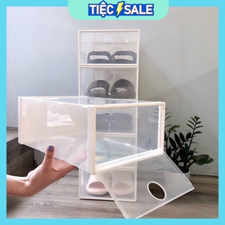 HỘP NHỰA ĐỰNG GIÀY TRONG SUỐT THỜI THƯỢNG _giá rẻ