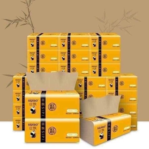 [Mã 267FMCGSALE giảm 8% đơn 500K] Hộp 30 Gói Giấy Ăn Gấu Trúc Chính Hiệu SIPIAO.Hàng chuẩn Việt - Lazado.official