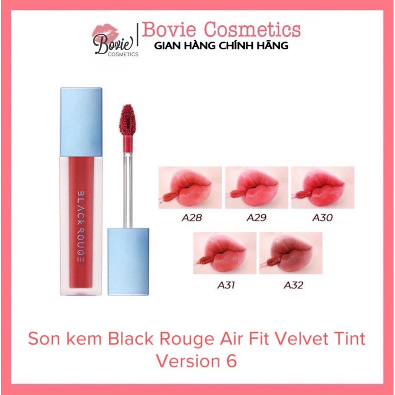 Son kem Air Fit Velvet Lip Tint A06 A12 A26