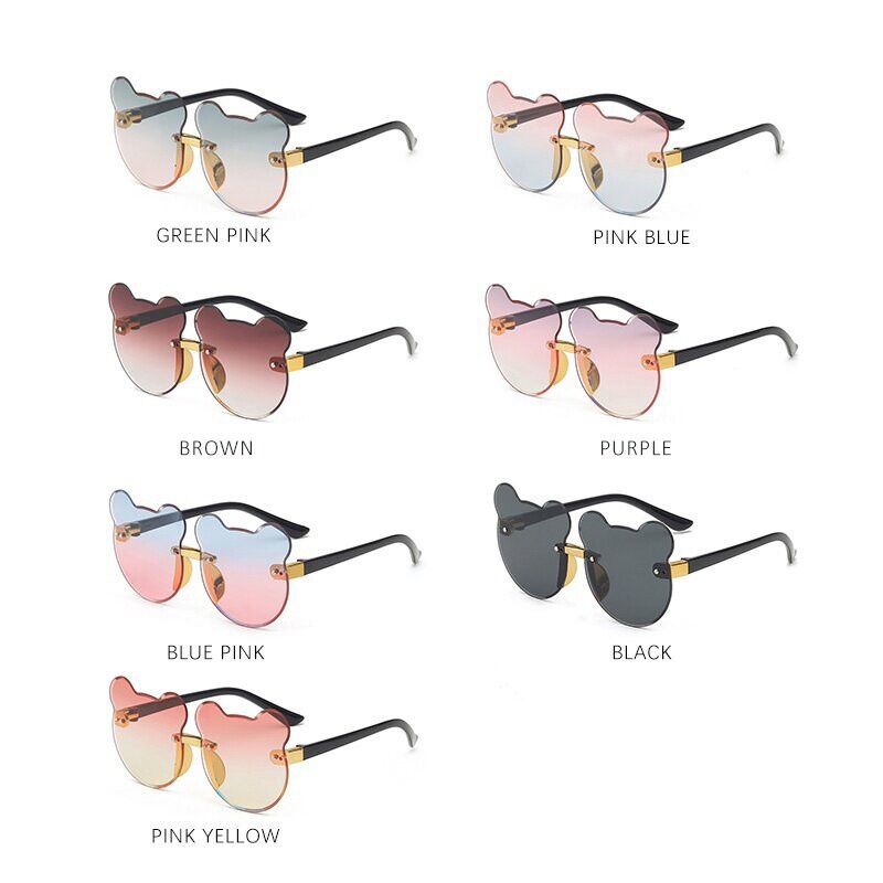 Kính Mát Họa Tiết Hoạt Hình Dễ Thương Cho Bé