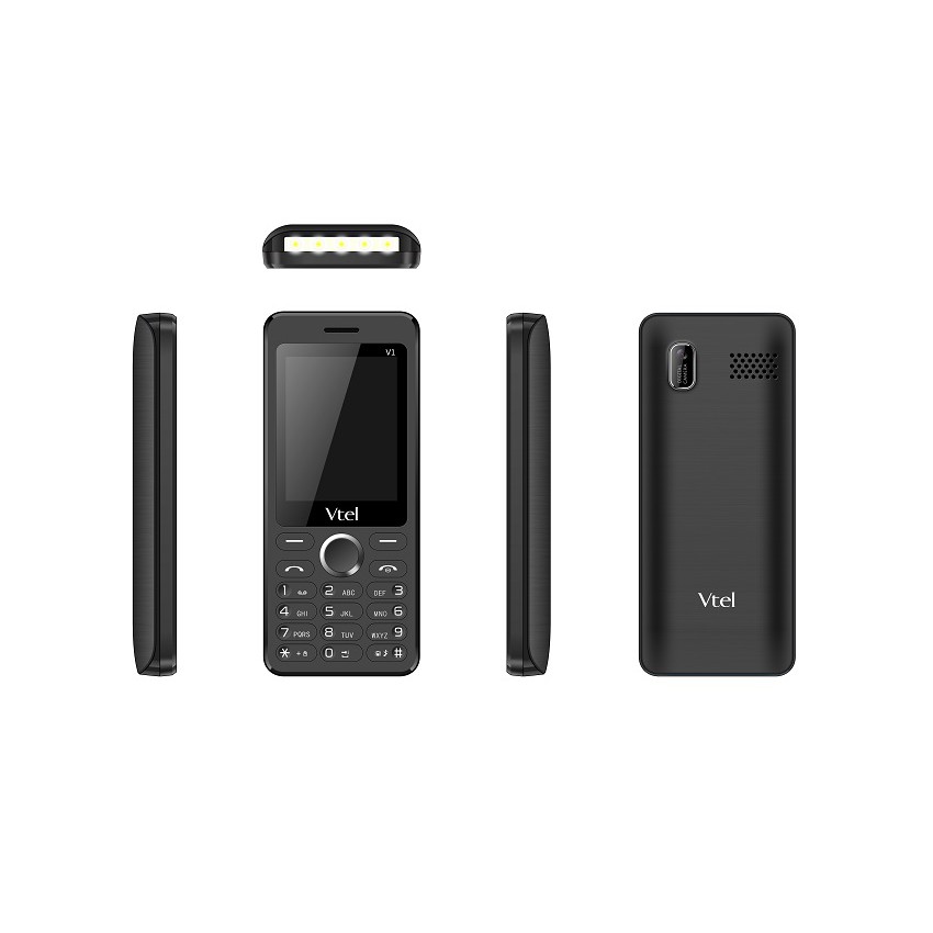 Điện Thoại GSM Vtel V1 (2 Sim) - Số To, Chữ To, Pin Khủng, Màn Hình Lớn, FM loa ngoài, Thiết Kế Đẹp – Bảo Hành 12 tháng