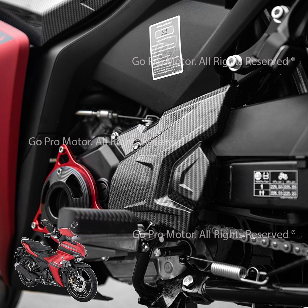 [CHÍNH HÃNG] Che Nhông Đuôi Cá EXCITER 155 VVA Xi Carbon