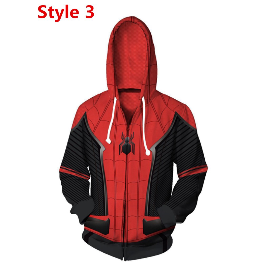 Áo KhoáC Hoodie Có KhóA KéO HìNh NgườI NhệN