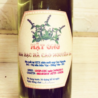 Mật Ong Hoa Bạc Hà - Hà Giang